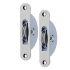 Chromen katrollen set - rond