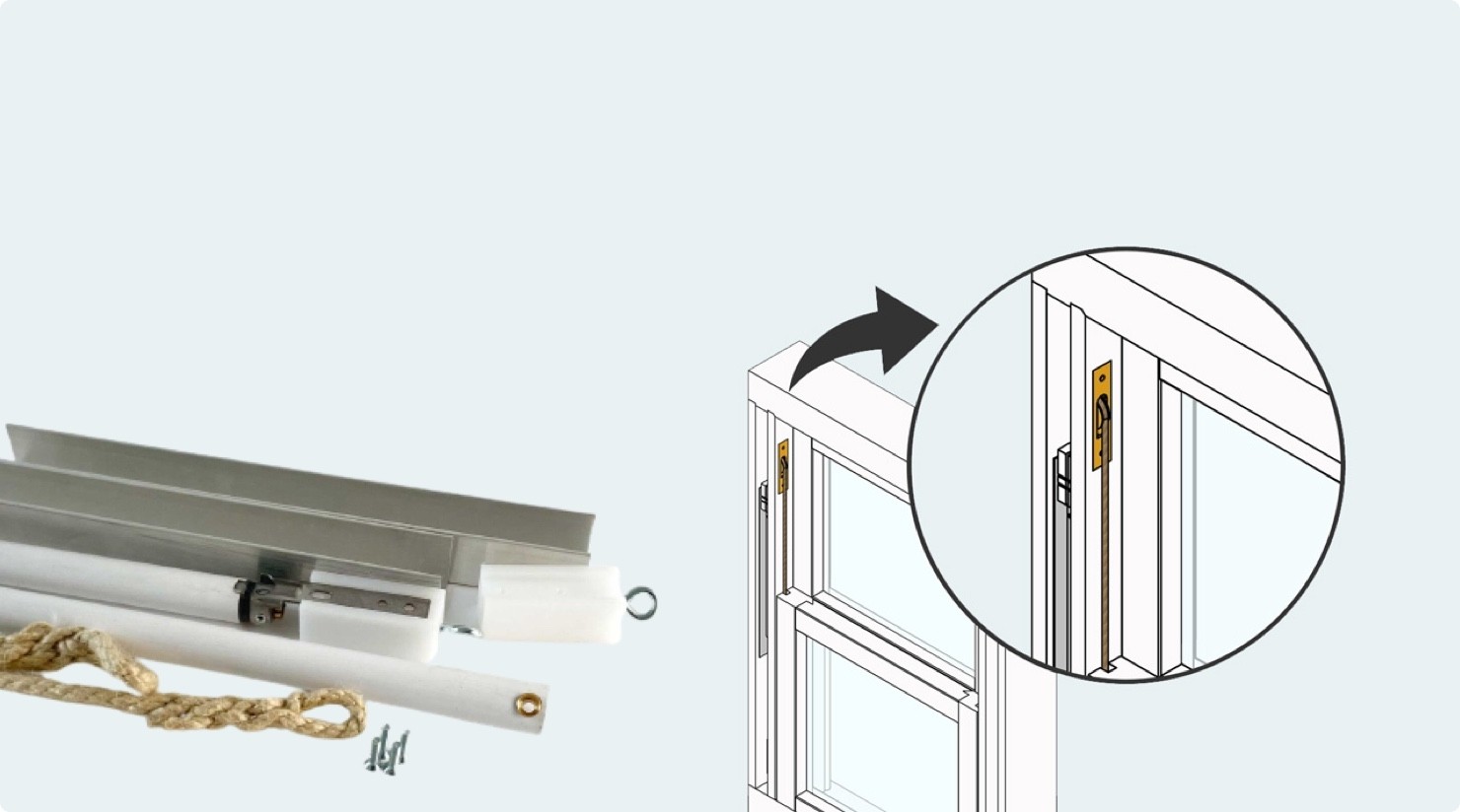 Schuifraamveren Klassiek